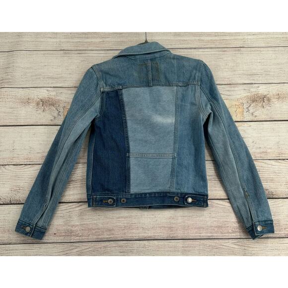 Levi's Multi Wash Denim Trucker Jean Jacket Women's XS Blue Light/Medium Wash - Picture 2 of 9